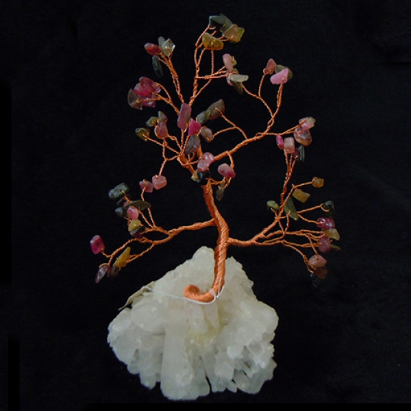 Tourmarine Gemstone Tree